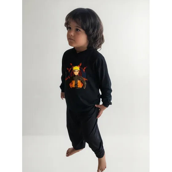 Pijama Longo Infantil Menino Pipolim Super Heróis