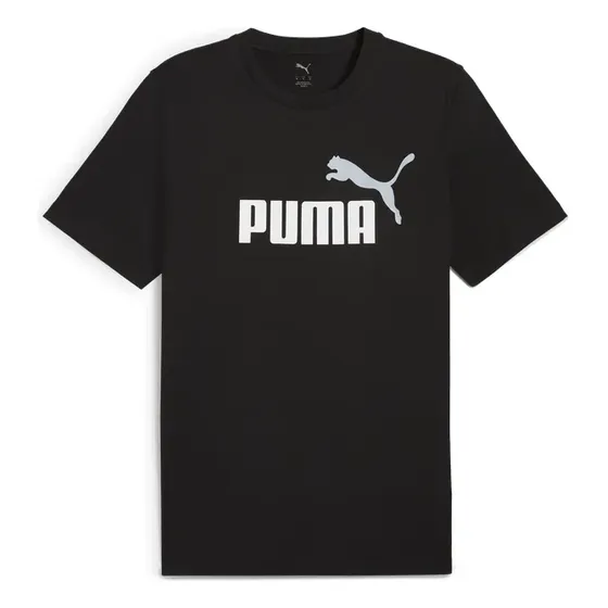 Polera Puma Ess 2 Color No. 1 Logo Tee Negro Hombre