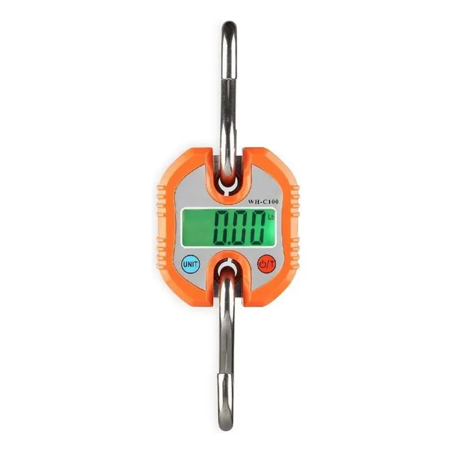 Báscula industrial digital colgante WeiHeng WH-C100 150kg naranja