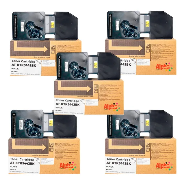 Kit 5 Toner Genericos Compatible Con Tk-5442 P5026 Pa2100