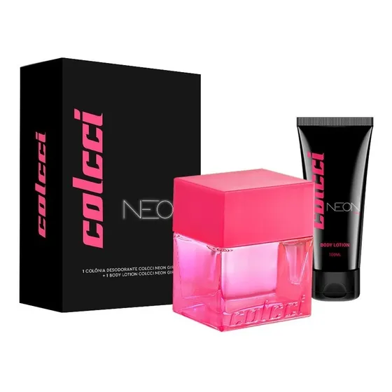 Kit Perfume Colcci Neon Girls 100ml + Body Lotion 100ml