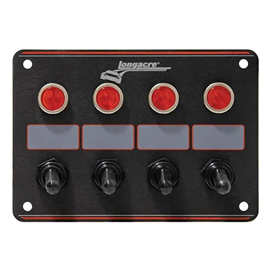 Panel De Accesorios Longacre 52-44865 Con 4 Interruptores Y