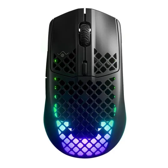 Mouse gamer de juego inalámbrico recargable SteelSeries Aerox 3 Wireless onyx