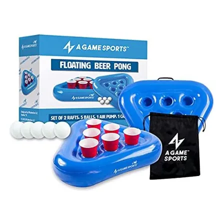 Rack De Ping Pong Piscina, Rack Inflable Flotante Juego...