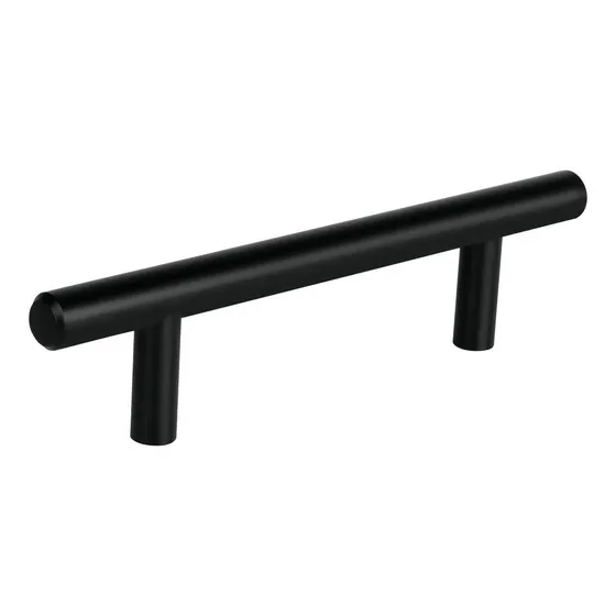 Jaladera De 96mm Estilo Cilindro Acabado Negro Hermex JAL-0361 Color Negro