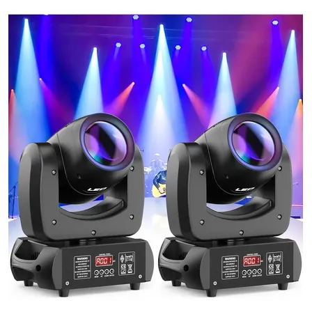 2pc 150w Luces Beam 18 Prisma Dmx Dj Cabeza Móvil Roboticas