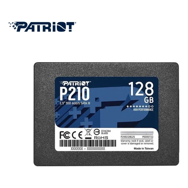 Ssd Patriot P210 De 128gb Sata Iii 2.5