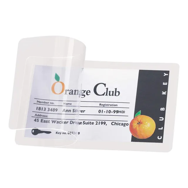 100 Laminas Plastificado En Caliente Tamaño Cédula 67x98mm