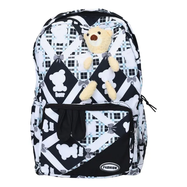 Mochila De Tela Espaciosa Con Diseños Ideal Escuela Paseo