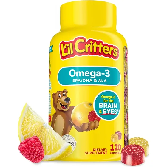 Omega 3  Y Dha Kids Para Niños  120 Gummies