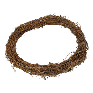 Corona De Ratán Para Decoración Del Hogar Y El Jardín, 30 Cm Corona De Ratán Para Decoración Del Hogar Y El Jardín, 30 Cm