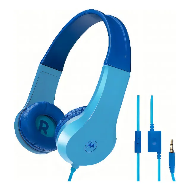 Auriculares Para Niños Motorola Moto Jr200 Celeste Diginet