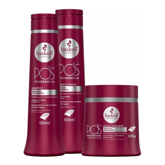 Kit Haskell Pos Progresiva Acondicionador Máscara 500g