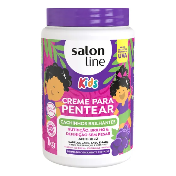 Salon Line Kids Creme Para Pentear 1000 Ml