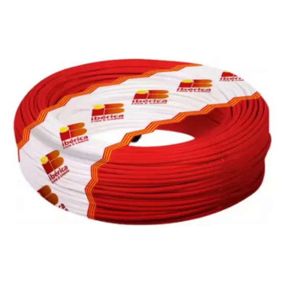 Cabo Flexível Cia Iberica 450/750v 1mm Vermelho 100m Vermelho