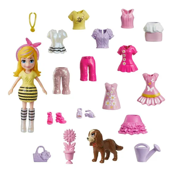 Polly Pocket Set De Juego Polly Abejita Elementos Sorpresa