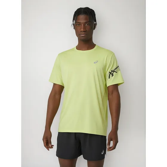 Polo Asics Icon Ss Top Glow Yellow/performance Black Hombre