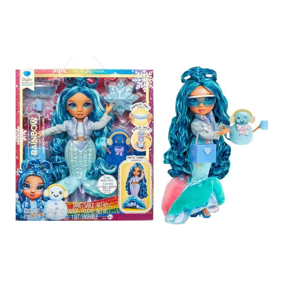 Muñeca Rainbow High Skyler Sirena Fashion  Con  Accesorios