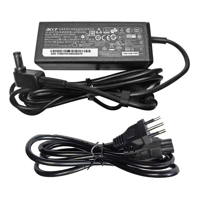 Cargador Orig. Netbook Acer Aspire One D255e ( Pav70 ) Nuevo