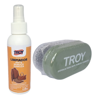 Kit Limpiador Gamuza Nobuck Zapatos O Piel Más Esponja Troy Kit Limpiador Gamuza Nobuck Zapatos O Piel Más Esponja Troy
