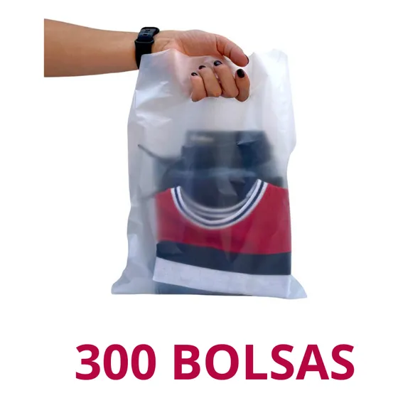 Bolsas Plásticas Boutique Transparente 25x35 