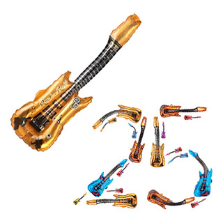 25 Pz Inflable Guitarra Genérica Fiesta 75cm 25 Pz Inflable Guitarra Genérica Fiesta 75cm