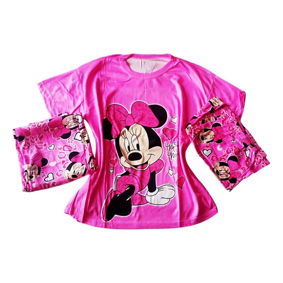 Pijama Para Dama 2en1 Short + Pantalón
