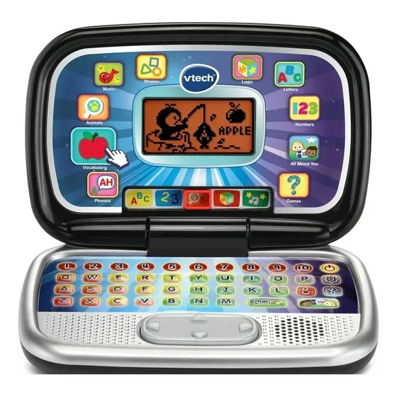 Laptop Vtech Para Niños 3-6 Años Con Actividades En Español Color Negro