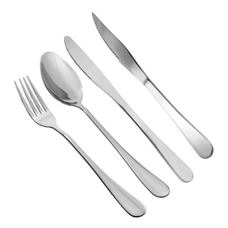 8 Talheres De Aço Inox 2 Colher 2 Garfo 4 Faca Mesa Cozinha 8 Talheres De Aço Inox 2 Colher 2 Garfo 4 Faca Mesa Cozinha