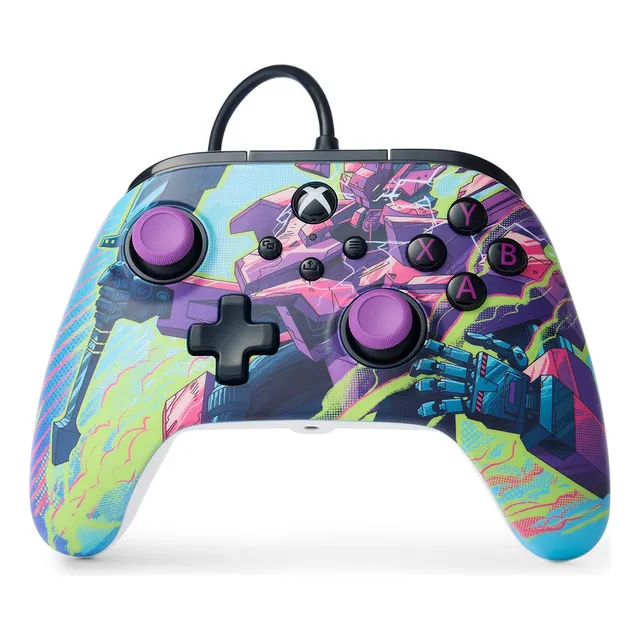 Joystick Cableado Power A Advantage Para Switch Macrotec Color Mecha