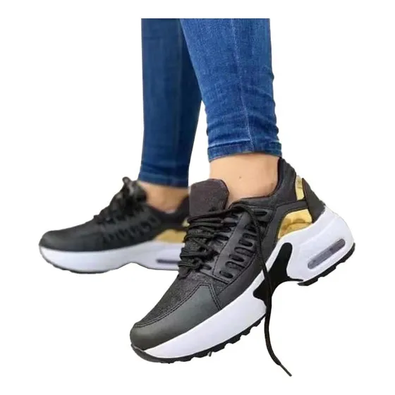 Zapatos Tenis De Mujer Casuales Cómodos Antideslizantes 1