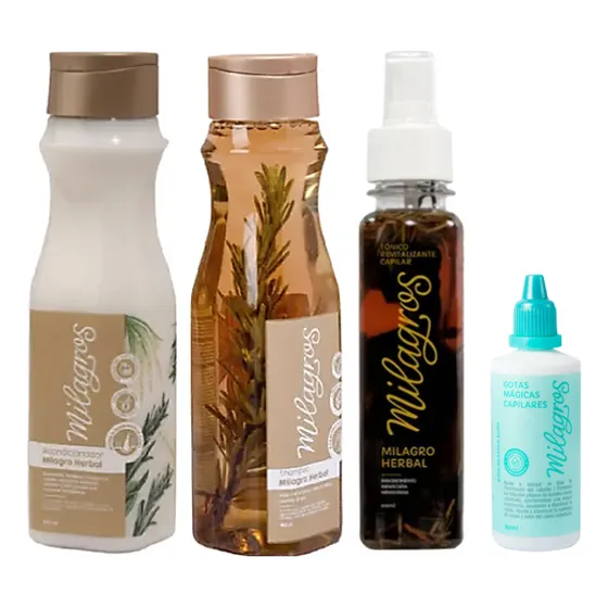 Set Milagros Shampoo Y Acond Herbal