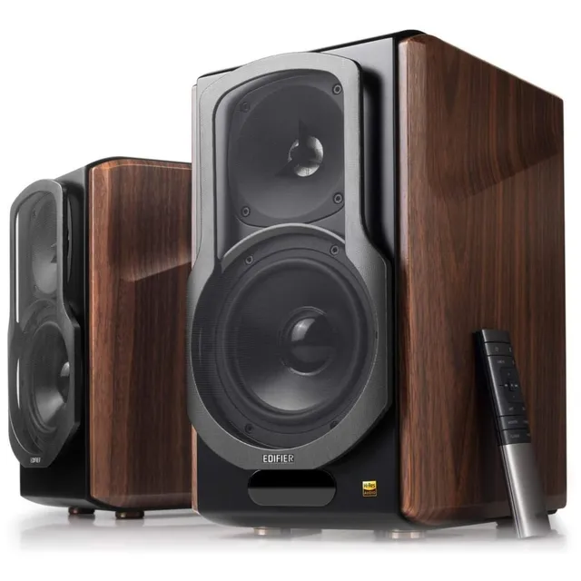 Parlantes Edifier 2.0 S2000 Mkill Bluetooth 5.0 130 W Madera