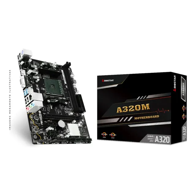 Biostar A320mh Am4 Para Athlon 200 900 Apu A6 A8 A10 A12