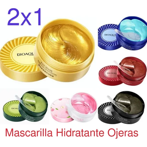 60 Mascarilla Ojera Hidratante Aloe Vera Gel Parche Ojos 