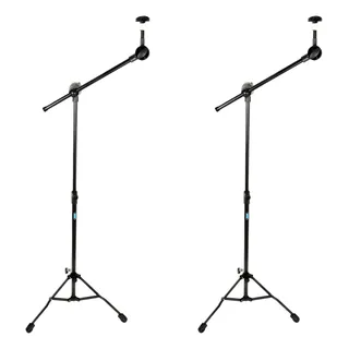 Kit 2 Pedestal Girafa Ask Estante Pratos De Bateria B12g