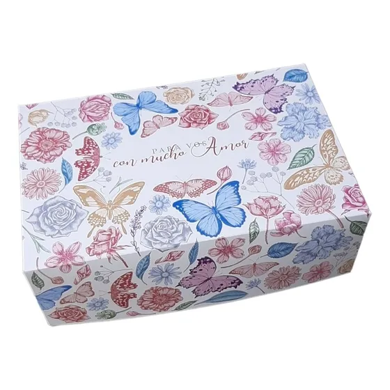 10 Cajas Estampadas 26x17x9  Packaging Desayuno- Pasteleria
