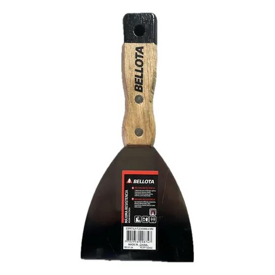 Espatula Flexible Mango De Madera 4  Bellota