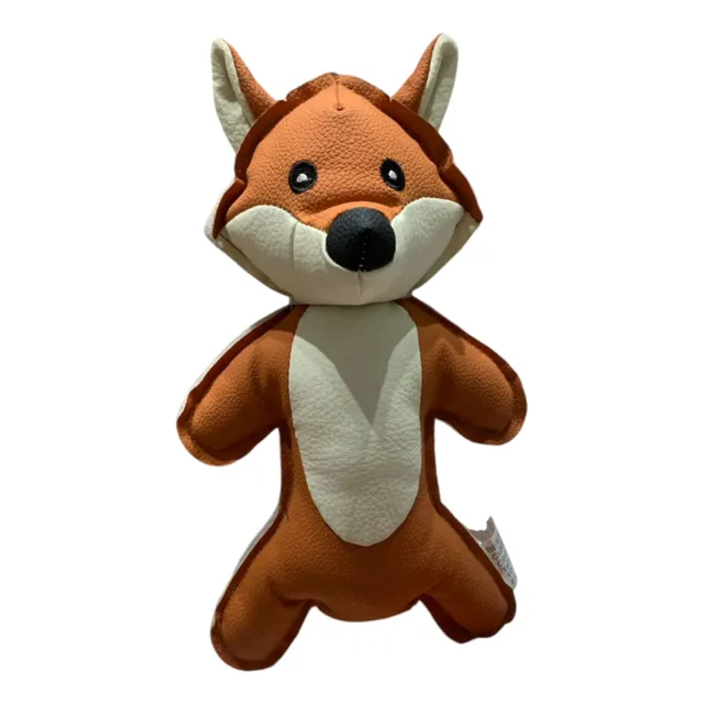 Peluche Para Perro Mascotas Zorro Ecocuero Con Sonido Bp Agr