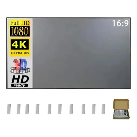 Pantalla Proyección Gainvane 120'' 16:9 Antirreflectante Rechaza Luz Ambiental