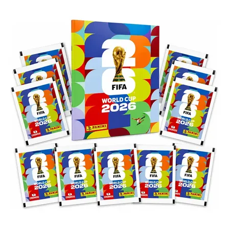 Álbum Copa Do Mundo 2026 Panini +70 Figurinhas Rápido