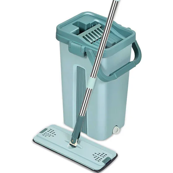 Balde Rectangular Con Mopa 7 Lt