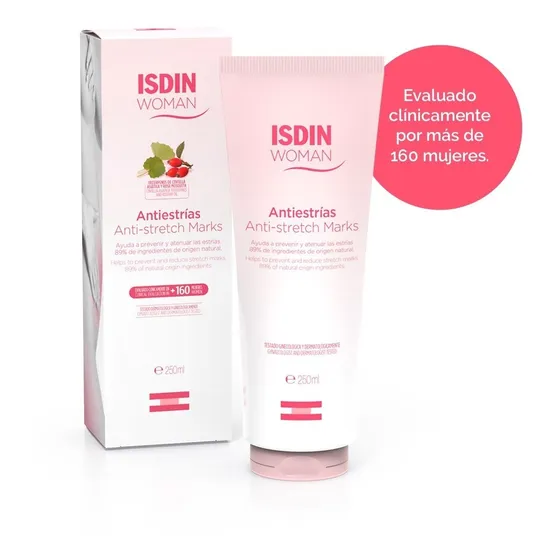 Isdin Woman Crema Antiestrías 250ml Tipo de envase Tubo