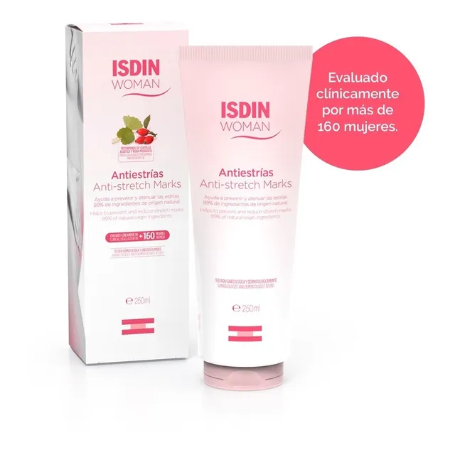 Isdin Woman Crema Antiestrías 250ml Tipo de envase Tubo