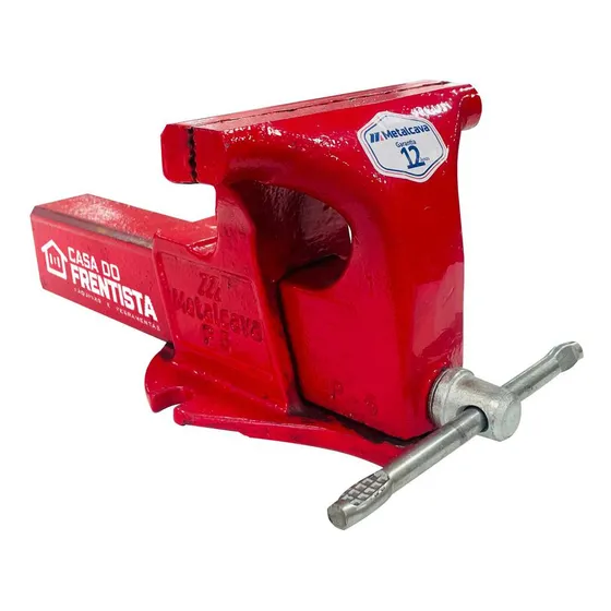 Torno De Bancada Profissional Metalcava N5 Ferro Fundido