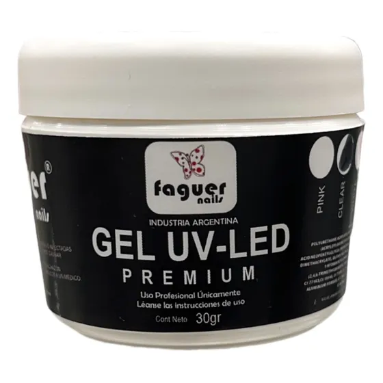 Gel Pink Dual Cabina Uv Led Uñas Gelificadas Faguer Nails