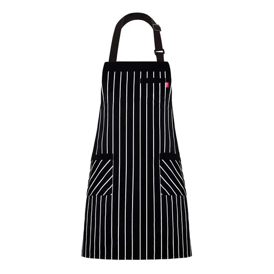 Alipobo Delantal Cocina Ajustable Bolsillo Lazo Largo Para