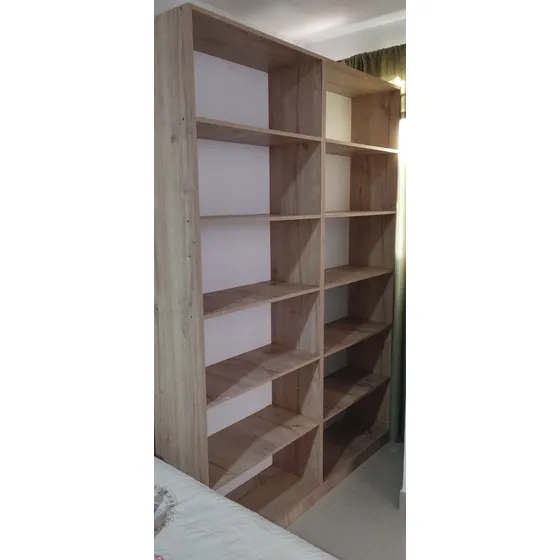 3 Estantes En Madera Para Negocio De 2.0 X 1.50 Con 12 Comp