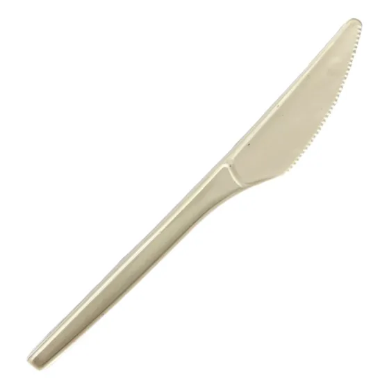 Cuchillo Blanco Perlado Desechable (10.000 Und)