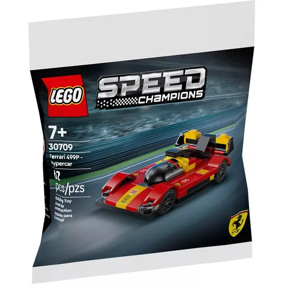 Lego Speed Hipercoche Ferrari 499p 30709 Polybag - 62 Pz